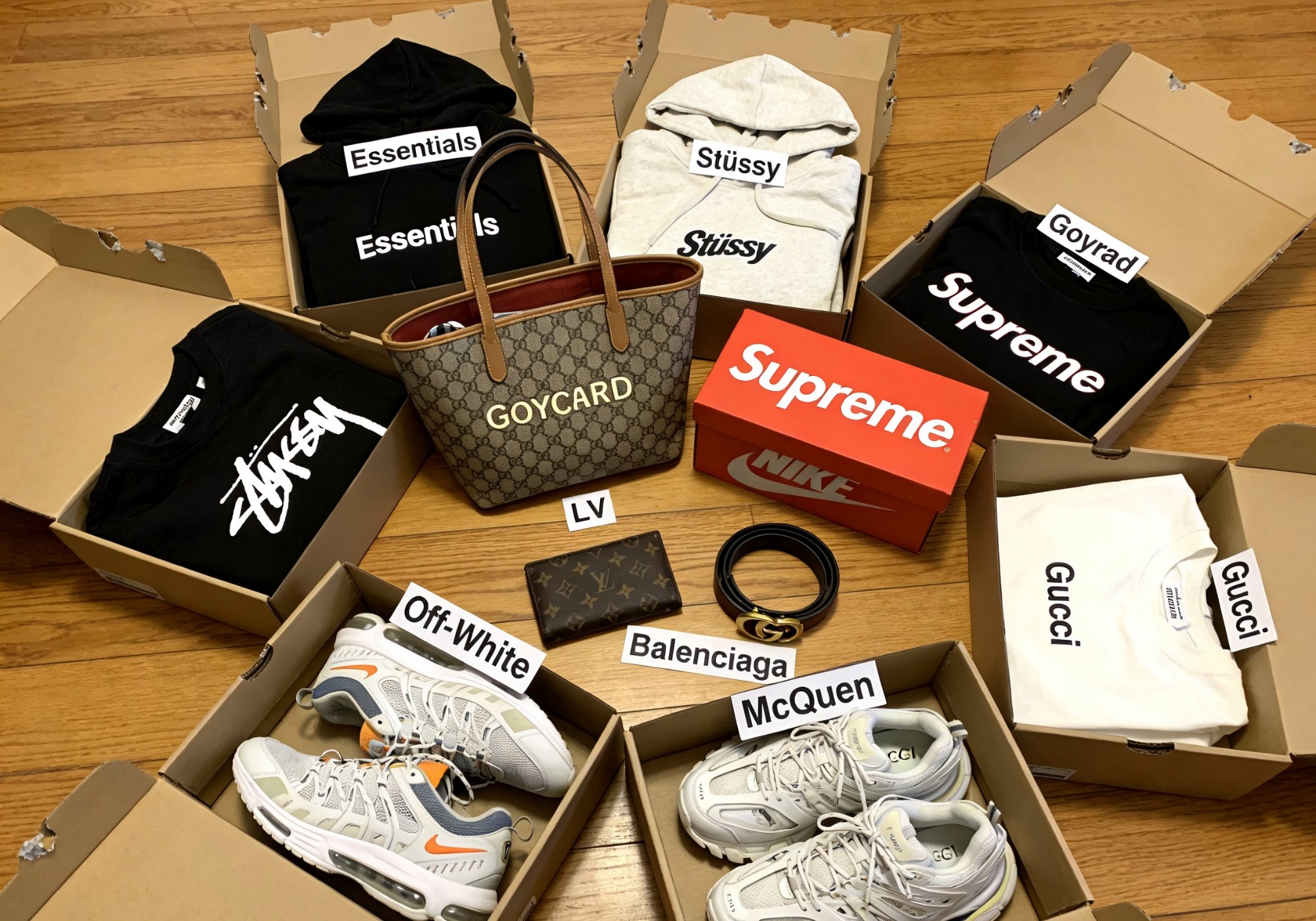 Stüssy rep clothing 2026 — hoodie and tee finds